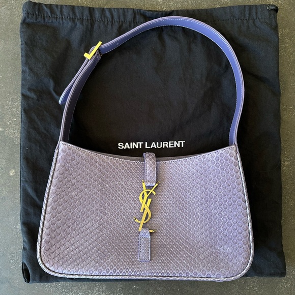 Saint Laurent LE 5 A 7 YSL Shoulder Bag in Python - Picture 3 of 6